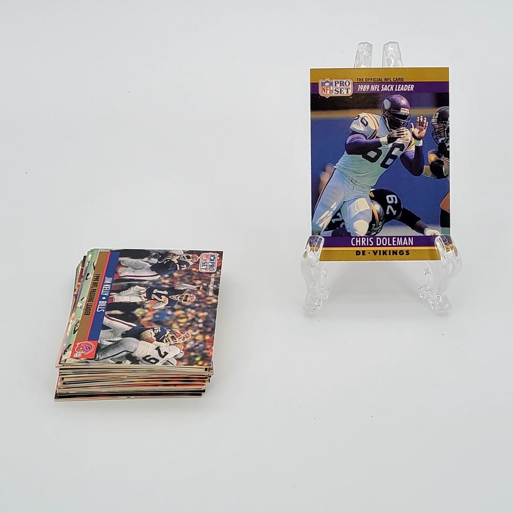 Pro Set 1989-91 NFL Football Award Winers/Milestones Lot 40+ Cards